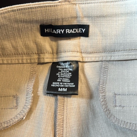 Hilary Radley Women's Pull On Mid Rise Stretch Comfort Bermuda Shorts Medium - Picture 6 of 10